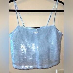 Abercrombie & Fitch sequin tank top. NWT